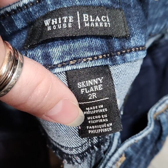 GUC WHBM Skinny Flare Dk Jeans - Picture 4 of 11